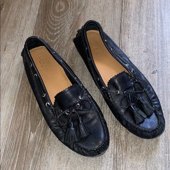Coach Nadia Leather Driving Loafers 